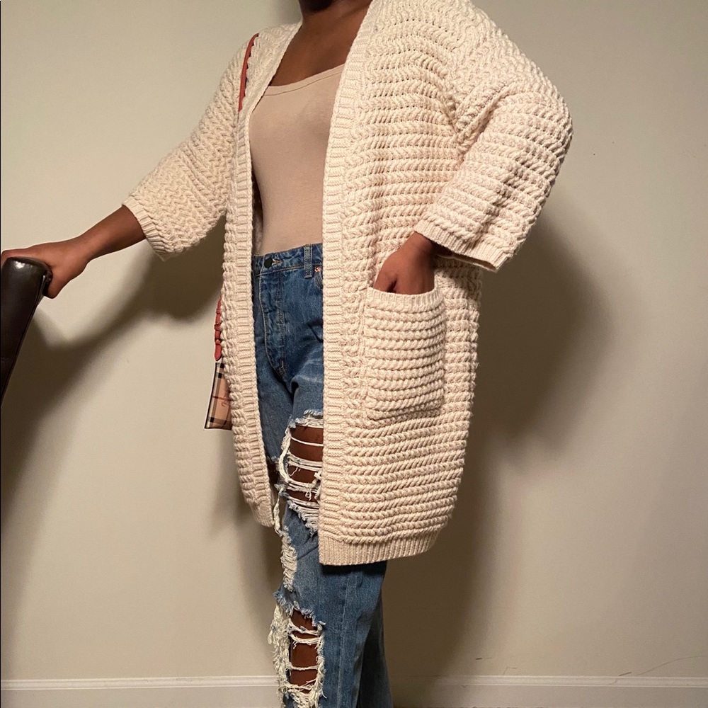 Knit cardigan